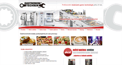 Desktop Screenshot of gastronomtechnik.cz